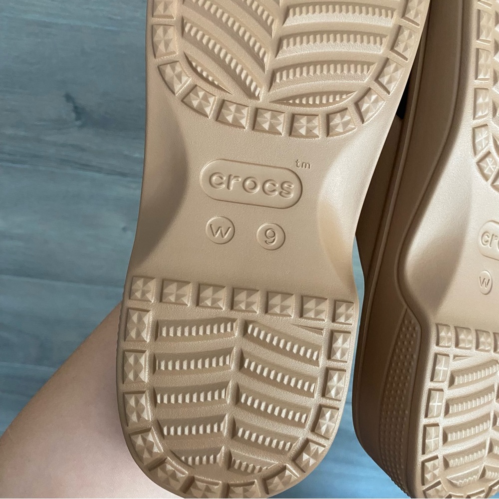 CROCS Tan Women's Sandals - Picture 6 of 6